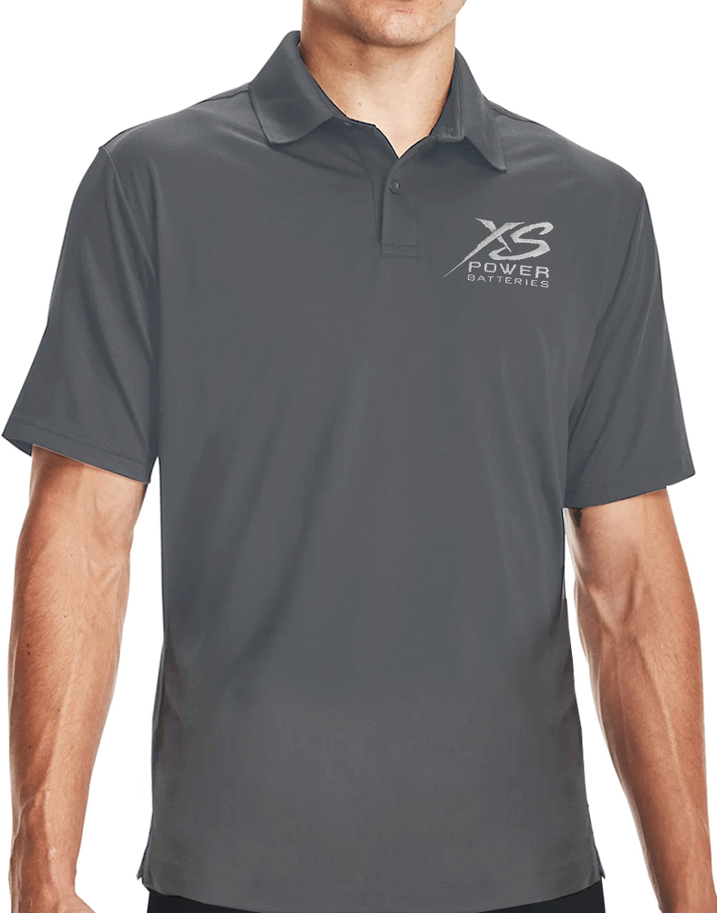 Gray XS Power Golf Polo