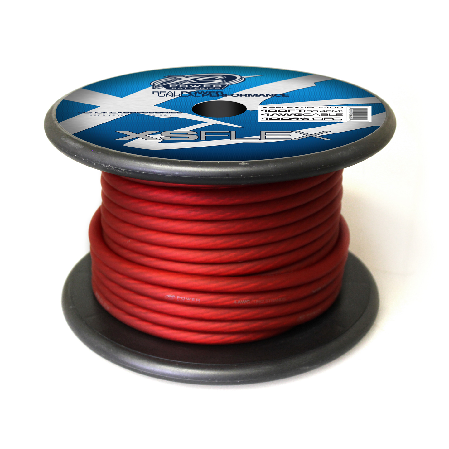 XS FLEX Red 4AWG Cable